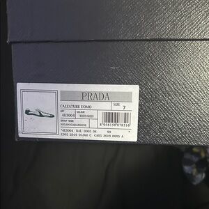 Prada Black Box with Red Accent